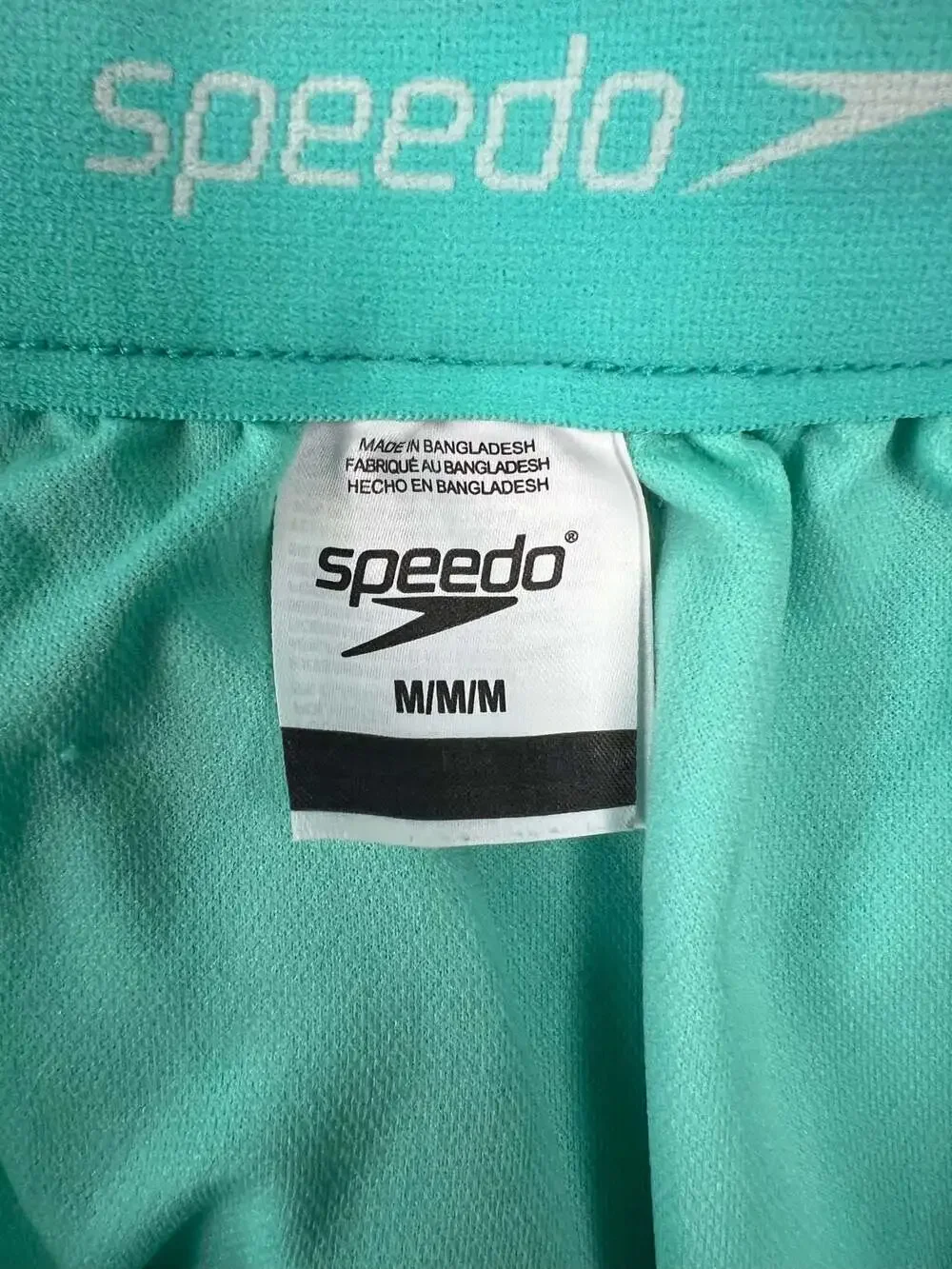 Speedo Men's Bondi Basin Print Boardshort Swim Trunks Pink Blue Medium